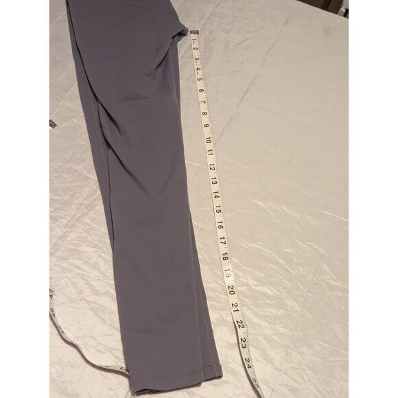 Athleta Salutation 7/8 Yoga Leggings High-Rise In Powervita Gray Size Small - Picture 15 of 16